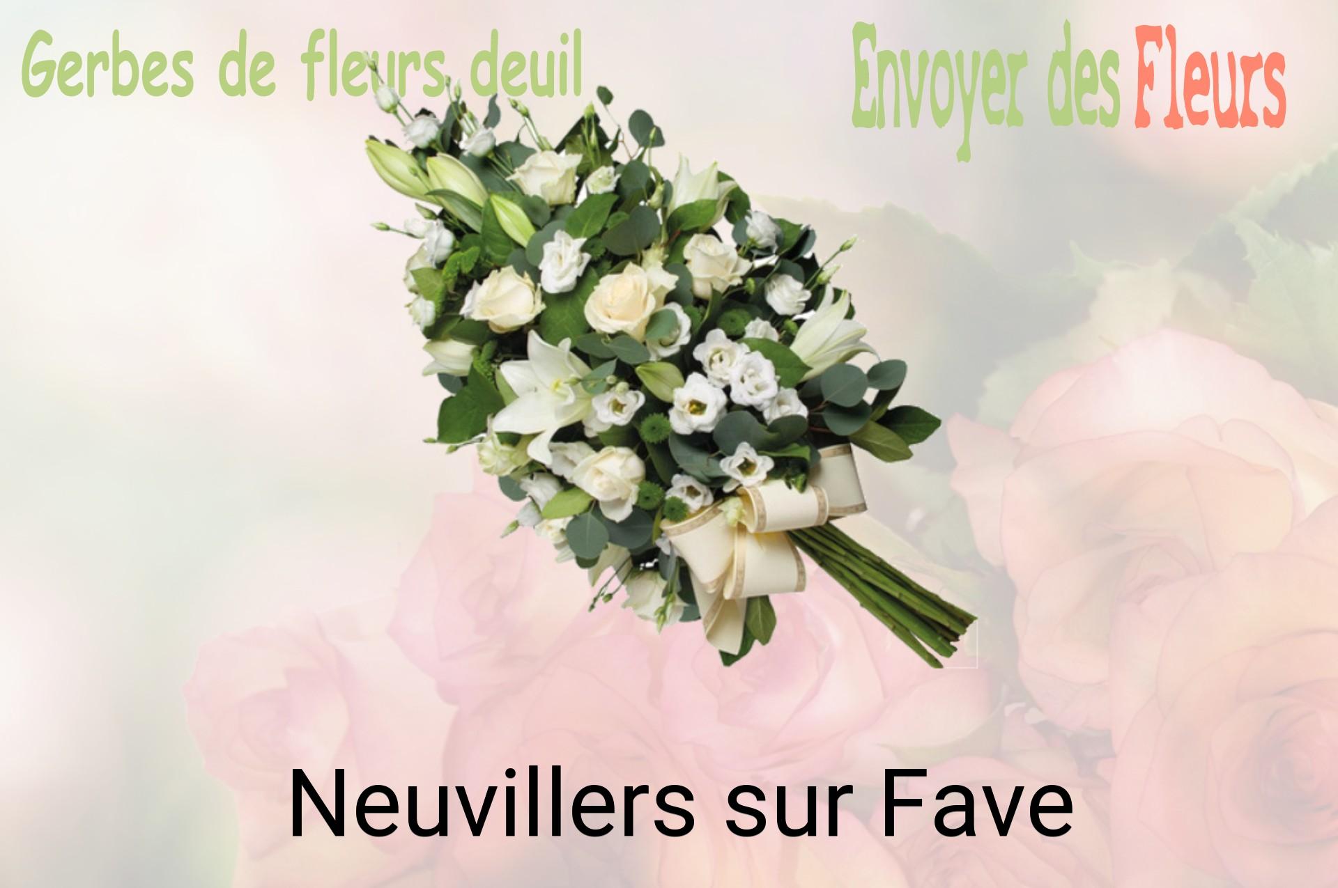 Gerbe de fleurs de deuil livrée à Neuvillers-sur-Fave